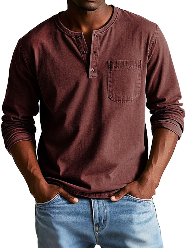 Theodore | Classic Vintage Long-Sleeve Shirt