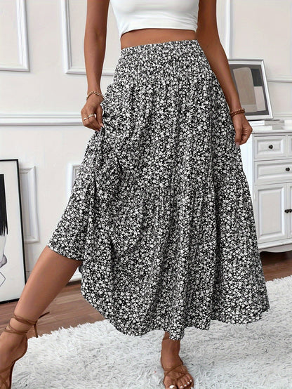 Elena Ditsy Floral Skirt