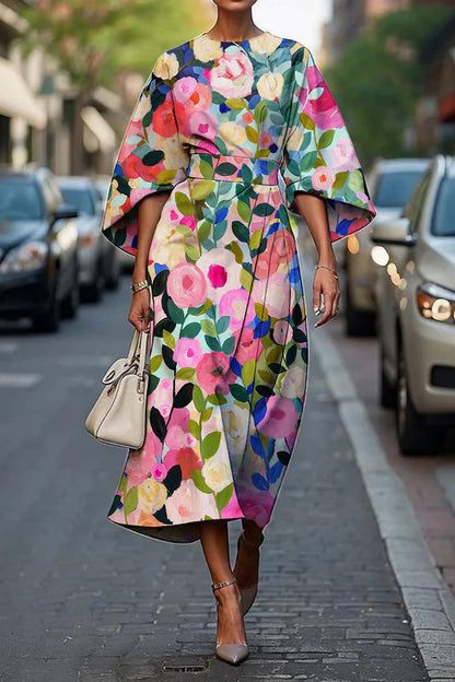 Melody™ - Elegant Dress with Round Neck