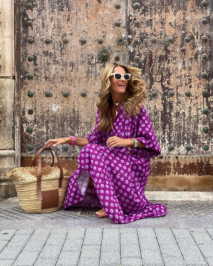 Sharon™ - Boho Maxi Dress