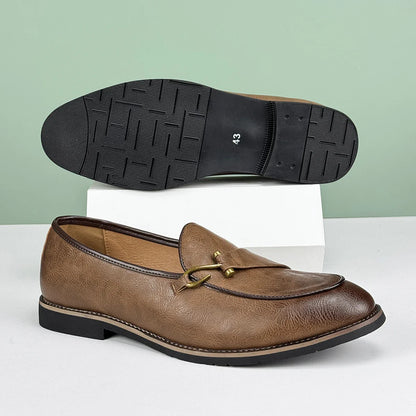 Pelle D'Oro Leather Loafers