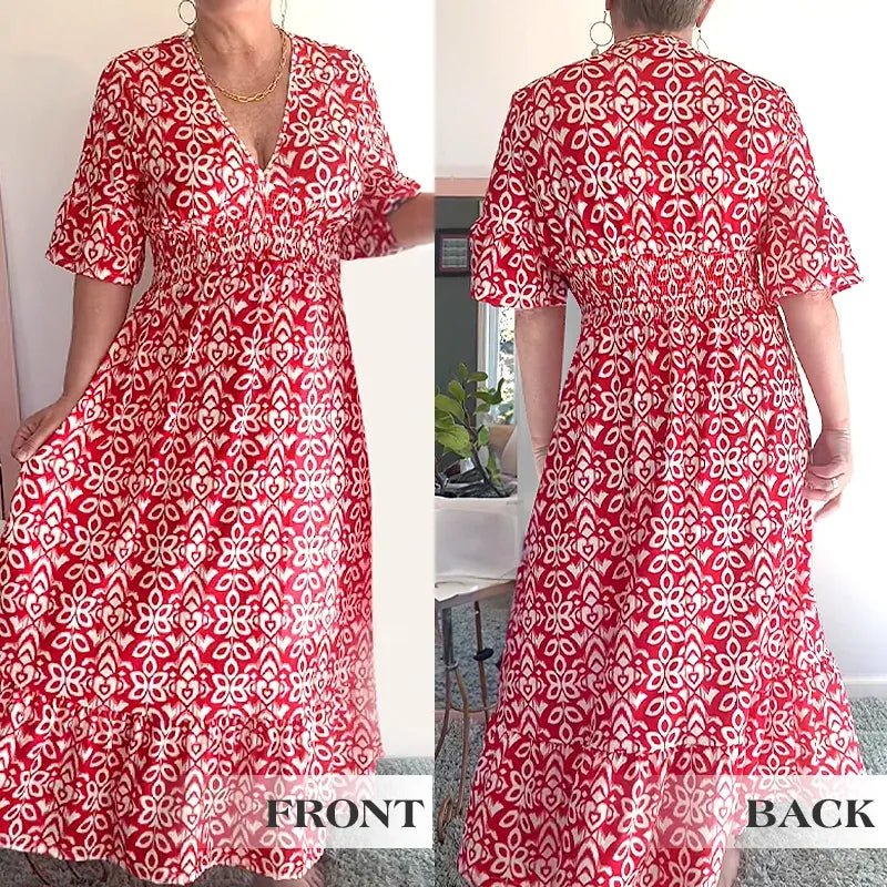 Selene Bohemian Midi Dress